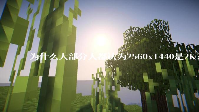 为什么大部分人都认为2560x1440是2K？